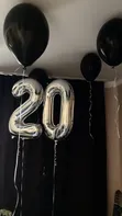 Balloons Na Zinare Na Shekaru Ko Lambobi (26-Inch) - 3