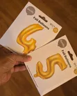 Balloons Na Zinare Na Shekaru Ko Lambobi (26-Inch) - 4