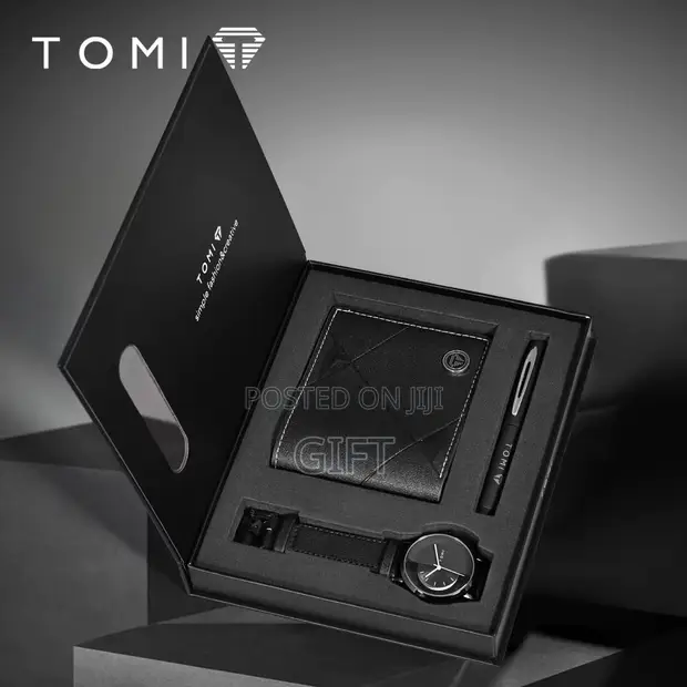 Tomi Men's Business Gift Set (Wallet, Watch, Pen) - 1