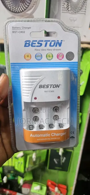 Beston BST-C802 3-in-1 AA, AAA, 9V Battery Charger