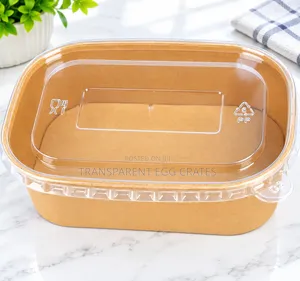 Rectangular Paper Bowls (300pcs/Carton)