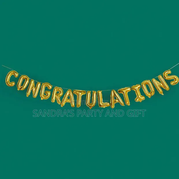 Taya Murna Foil Balloon Banner - 1