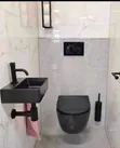 Ideal Brand Back-to-Wall Concealed Water Closet - 1