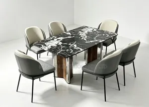Exotic Marble Top Dining Set - Mai Zama 6