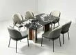 Exotic Marble Top Dining Set - Mai Zama 6 - 1
