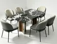 Exotic Marble Top Dining Set - Mai Zama 6 - 2