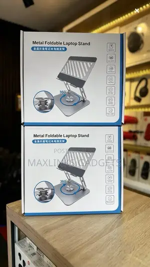 Adjustable Laptop Stand with 360° Rotation