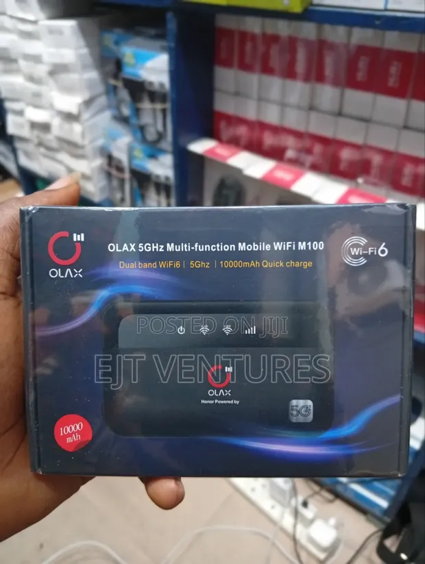 Olax M100 5GHz Multi-Function Wi-Fi Router & Power Bank - 1