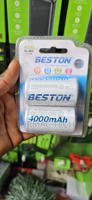 Beston R20 D Size Ni-Mh Rechargeable Batteries