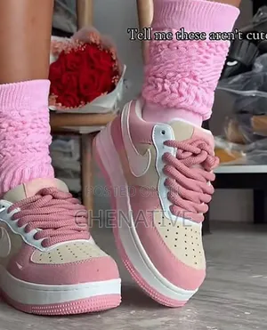 Takalmi Nike Air Force 1 Pink na Mata