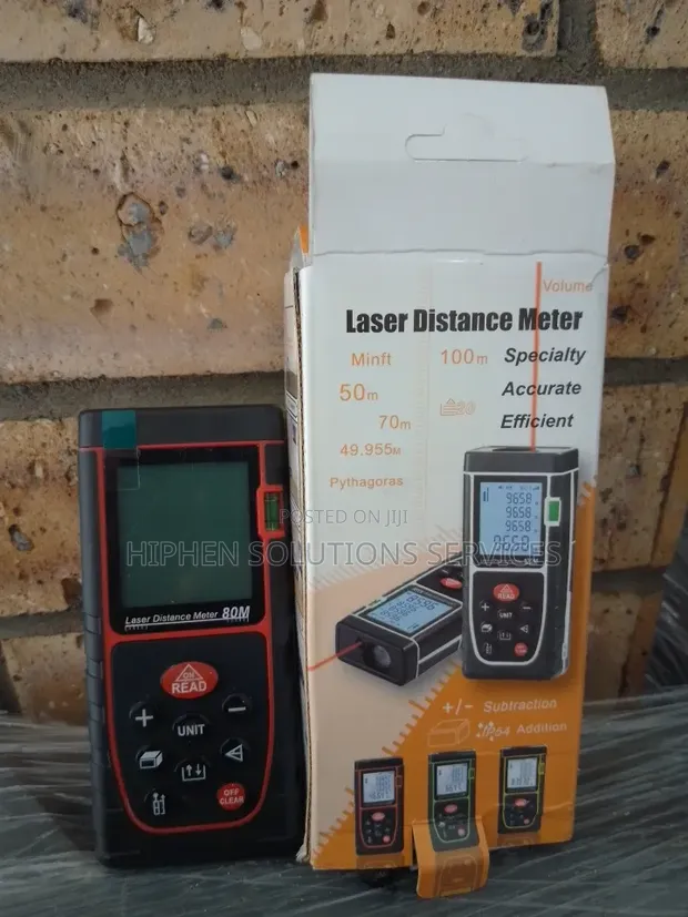 Digital Laser Distance Measuring Tool - 80m - 1
