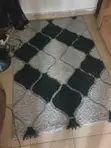 Used Center Rug - Gray Antique Style - 1
