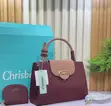 Chrisbella Hannun Jakar Flap Mai Tsari - Baki - 1
