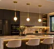 Spark Craft Modern Gold Globe Pendant Light - 2