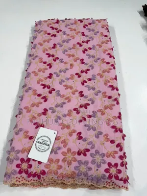 Luxury Swarovski Lace Fabric