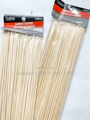 Bamboo Skewer Sticks for Crafts & Decorations