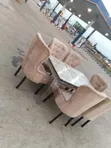 Home Interiors 6-Seater Marble Top Dining Set - 1