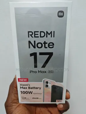 Sabon Xiaomi Redmi Note 17 Pro Max 256GB Baki