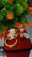 Gold Replica Wedding Ring Set - 1