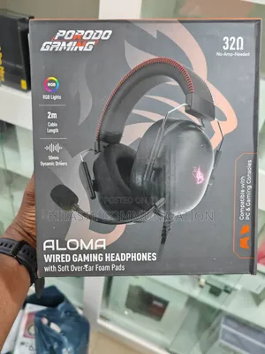 Porodo Gaming Aloma Wired Gaming Headphones