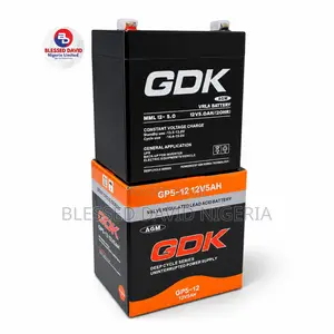 GDK 12V 5Ah Baturin Lead-Acid Mai Rufe