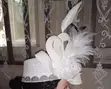 Kyakyawan Fascinator Baƙi - Alamar Farin Ciki - 2