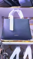 Chris Bella Classic Handbag - Multicolor Genuine Leather - 2