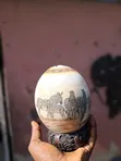 African Ostrich Egg - Decorative - 2