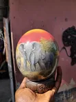 African Ostrich Egg - Decorative - 4