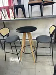 Quality Bar Stool and Table Set - 2