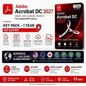 Adobe Acrobat PDF Key Pack - 1 Year License