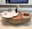 Quality Imported Center Table With Rotating Top and Storage - 2