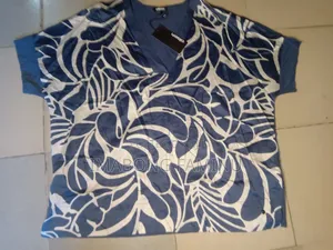 Olsen Oversized V-Neck Blouse