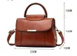 Brown PU Leather Handbag - 2