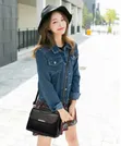 Brown PU Leather Handbag - 5