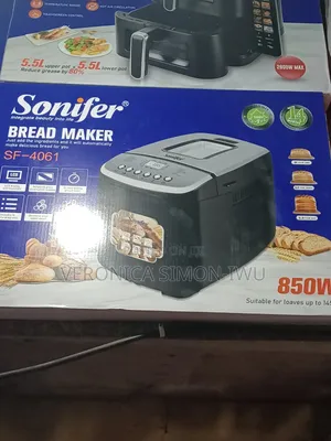 Sonifer 850W Mai Yin Gurasa Na Lantarki Tare da Shirye-shiryen 15