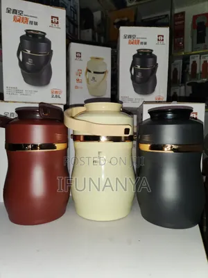 Alijin Insulated Food Flask - White