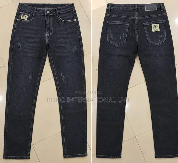 Saitin Wandon Jean da Polo Shirt na Maza - 1