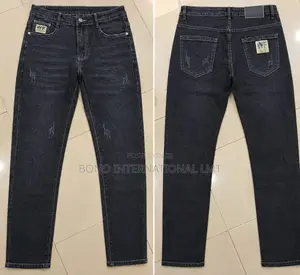 Men's Jean Trouser and Polo Shirt Set