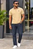 Saitin Wandon Jean da Polo Shirt na Maza - 2