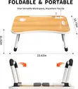 Portable Foldable Laptop Desk - 40x60cm - 4