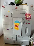 Home Interiors Wardrobe Na Yara - Kofofi 4, Launin Gray - 1