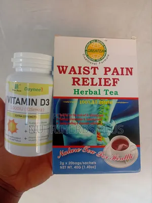 Greatea Maganin Ciwon Baya & Vitamin D3 Shayi