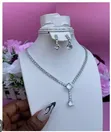 Elegant Rosy Necklace Jewelry Set - 2