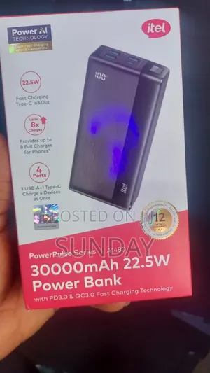 Itel Power Bank 30000mAh - Baki