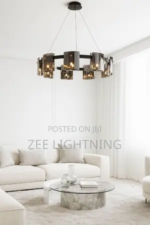 New Smoky Glass Drop Pendant Light