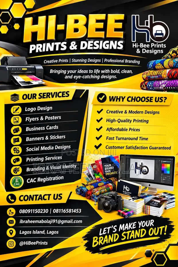 Hi-Bee Prints and Designs - Printing Services - 1