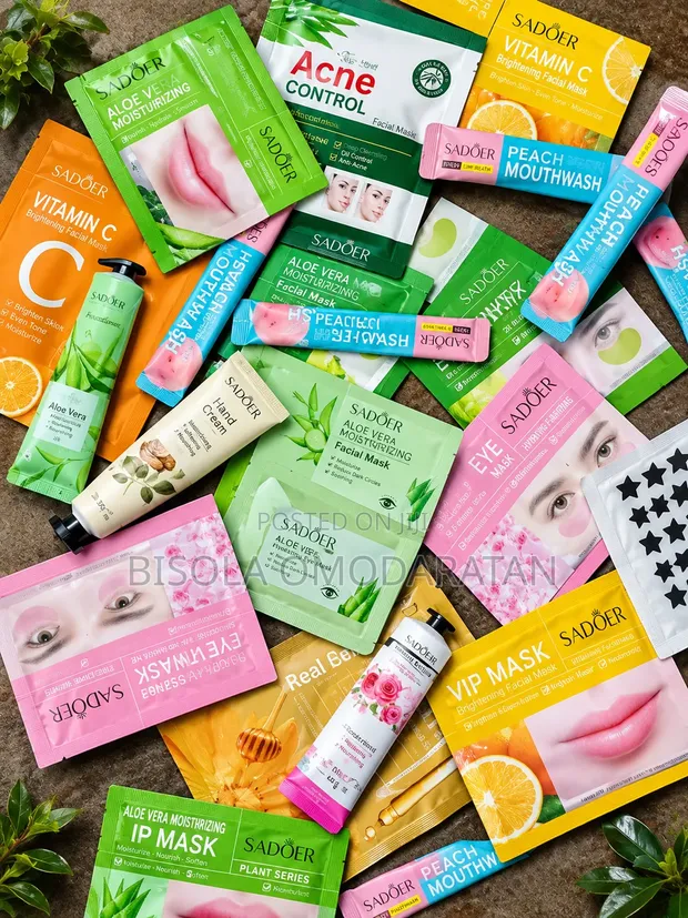 Sadoer Face Mask, Lip Mask & Mud Set - 1