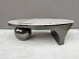 Marble Top Center Table with Black Metal Base - 2