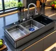 Sweethome Multifunctional Kitchen Workstation Sink - 2